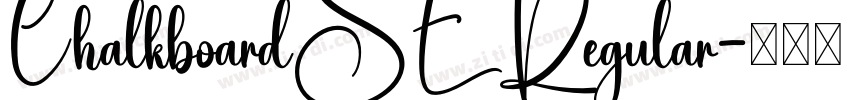 ChalkboardSE Regular字体转换